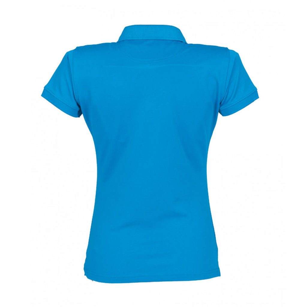 Henbury Women's Sapphire Coolplus Wicking Pique Polo Shirt