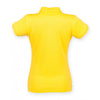 Henbury Women's Yellow Coolplus Wicking Pique Polo Shirt