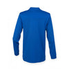 Henbury Men's Royal Long Sleeve Coolplus Pique Polo Shirt
