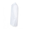 Henbury Men's White Long Sleeve Coolplus Pique Polo Shirt