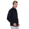 Henbury Men's Black Long Sleeve Classic Oxford Shirt