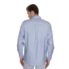 Henbury Men's Blue Long Sleeve Classic Oxford Shirt