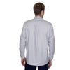 Henbury Men's Light Grey Long Sleeve Classic Oxford Shirt
