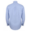 Henbury Men's Blue Modern Long Sleeve Classic Fit Oxford Shirt