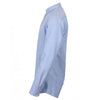 Henbury Men's Blue Modern Long Sleeve Regular Fit Oxford Shirt