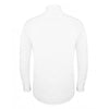 Henbury Men's White Modern Long Sleeve Regular Fit Oxford Shirt