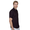 Henbury Men's Black Short Sleeve Classic Oxford Shirt