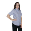 Henbury Women's Blue Short Sleeve Classic Oxford Shirt