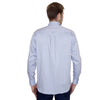 Henbury Men's Light Blue Long Sleeve Pinpoint Oxford Shirt