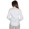 Henbury Women's White Long Sleeve Pinpoint Oxford Shirt