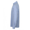 Henbury Men's Blue/White Gingham Long Sleeve Shirt
