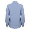 Henbury Women's Blue/White Gingham Long Sleeve Shirt