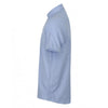 Henbury Men's Blue/White Gingham Short Sleeve Shirt