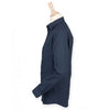Henbury Men's Navy Long Sleeve Wicking Shirt