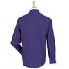 Henbury Men's Purple Long Sleeve Wicking Shirt