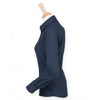 Henbury Women's Navy Long Sleeve Wicking Shirt