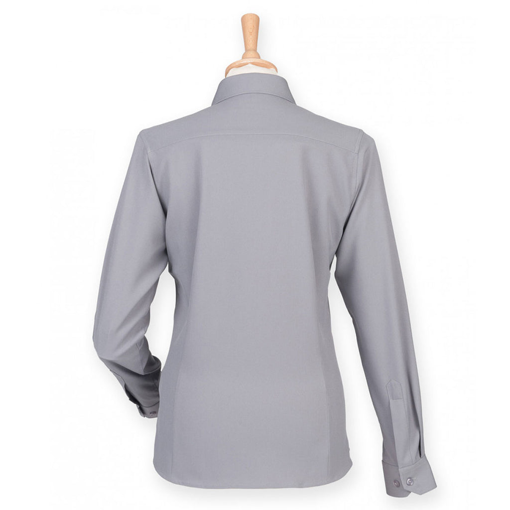 Henbury Women's Slate Long Sleeve Wicking Shirt