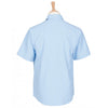 Henbury Men's Light Blue Short Sleeve Wicking Shirt