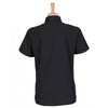 Henbury Women's Black Short Sleeve Wicking Shirt