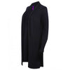 Henbury Women's Navy Long Line Open Cardigan
