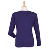Henbury Women's Purple Lightweight Cotton Acrylic V Neck Sweater