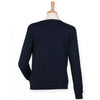 Henbury Women's Navy Lightweight V Neck Cardigan