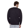 Henbury Men's Charcoal Lambswool V Neck Sweater
