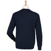 Henbury Men's Navy Acrylic V Neck Sweater