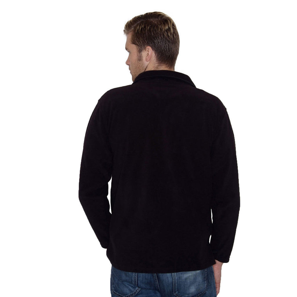 Henbury Men's Black Micro Fleece Jacket