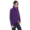 Henbury Women's Purple Micro Fleece Jacket