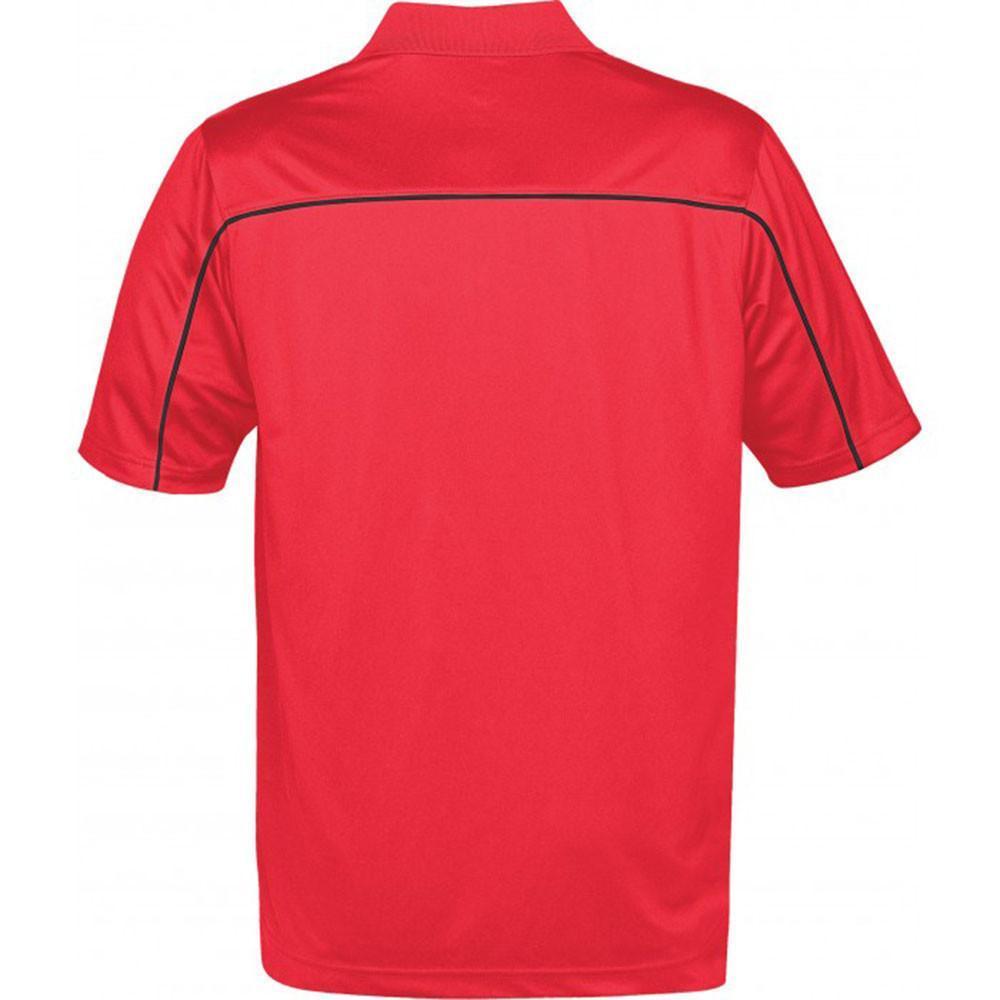 Stormtech Men's Scarlet/Black Velocity Sport Polo