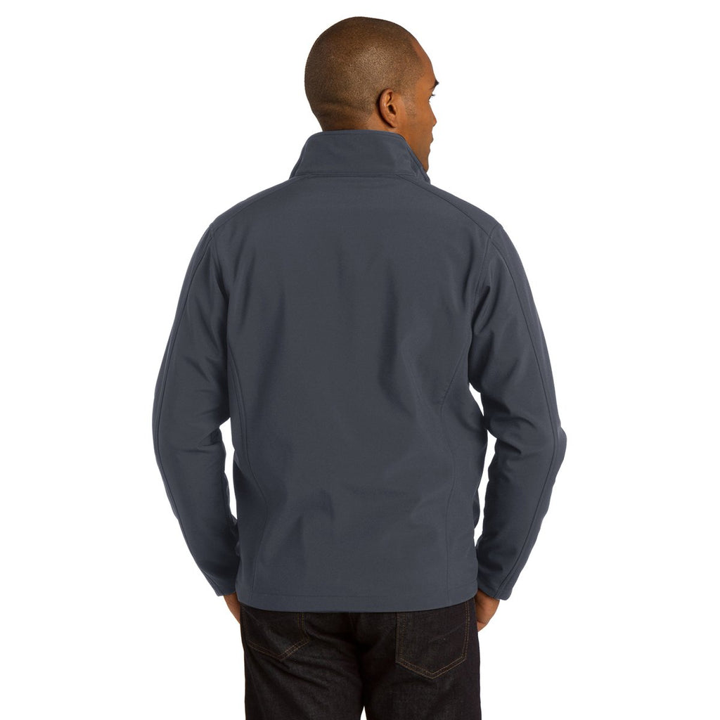 Port Authority Men's Battleship Grey Core Soft Shell Jacket