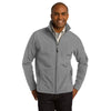 Port Authority Men's Pearl Grey Heather Core Soft Shell Jacket