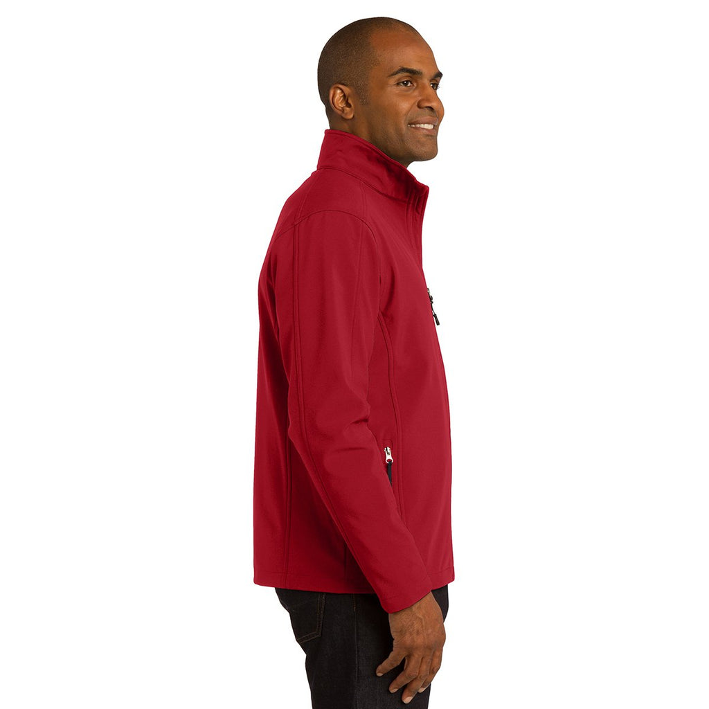 Port Authority Men's Rich Red Core Soft Shell Jacket
