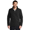 Port Authority Men's Black Back-Block Soft Shell Jacket