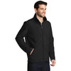 Port Authority Men's Black Back-Block Soft Shell Jacket