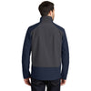 Port Authority Men's Dress Blue Navy/Battleship Grey Back-Block Soft Shell Jacket