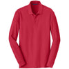 k100ls-port-authority-red-polo