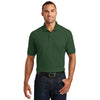 Port Authority Men's Deep Forest Green Core Classic Pique Pocket Polo