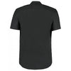 Kustom Kit Men's Black Short Sleeve Classic Fit Business Shirt