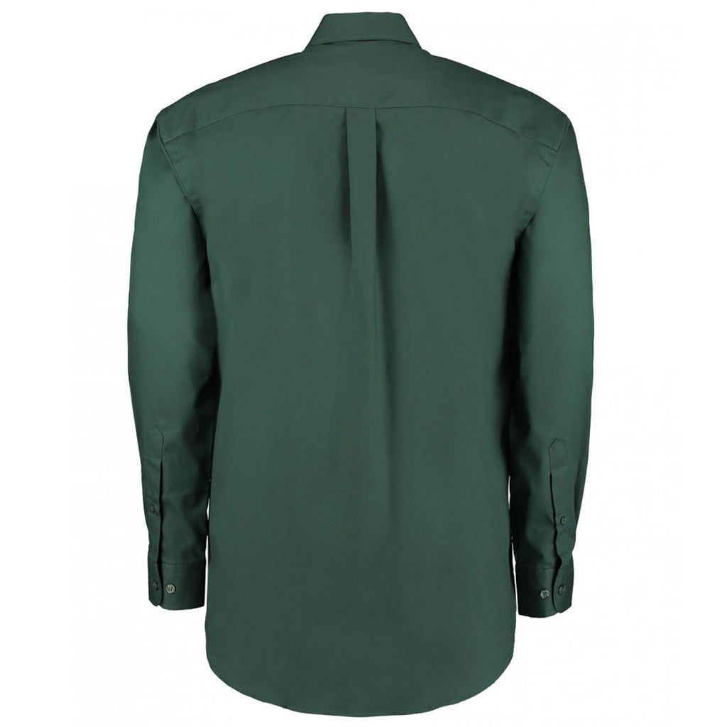 Kustom Kit Men's Bottle Premium Long Sleeve Classic Fit Oxford Shirt