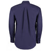 Kustom Kit Men's Midnight Navy Premium Long Sleeve Classic Fit Oxford Shirt