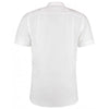 Kustom Kit Men's White Premium Short Sleeve Classic Fit Non-Iron Shirt