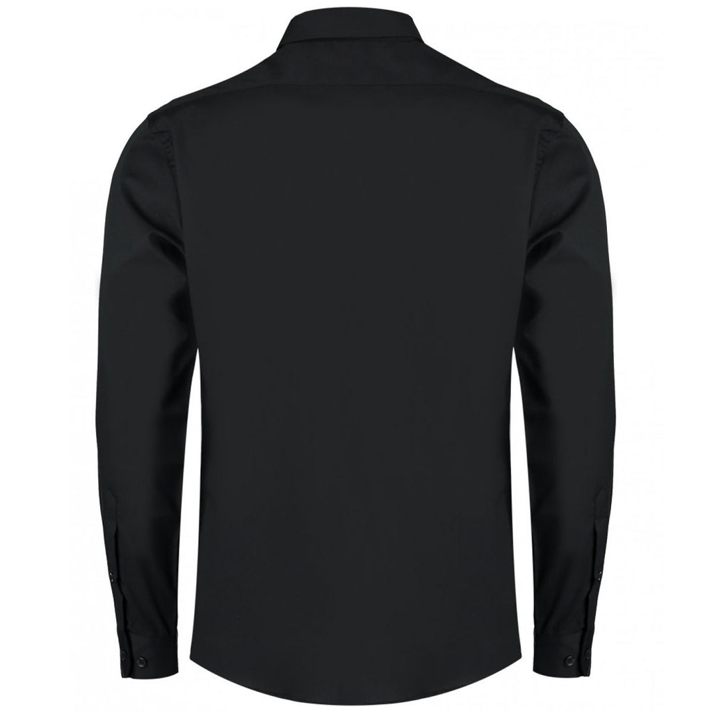 Bargear Men's Black Long Sleeve Tailored Shirt