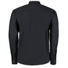 Bargear Men's Black Long Sleeve Tailored Mandarin Collar Shirt