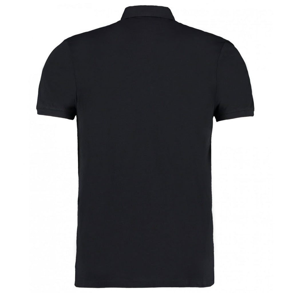 Bargear Men's Black Jersey Polo Shirt