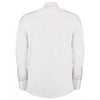 Kustom Kit Men's White Long Sleeve Tailored Business Shirt