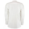 Kustom Kit Men's White Long Sleeve Classic Fit Workforce Shirt