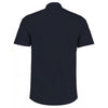Kustom Kit Men's Dark Navy Short Sleeve Tailored Poplin Shirt
