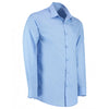 Kustom Kit Men's Light Blue Long Sleeve Tailored Poplin Shirt